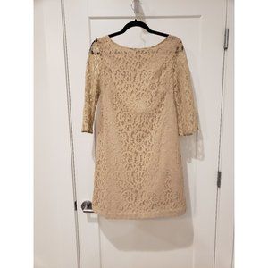 Nine West - Nude Lace Dress - Size 8